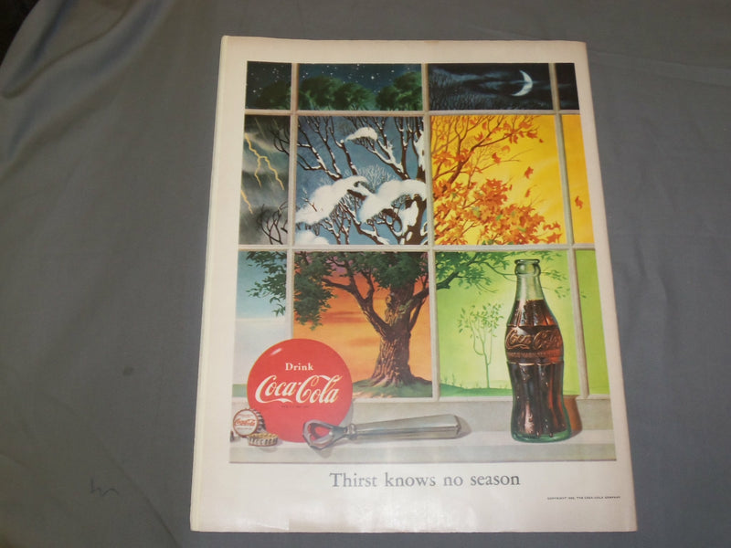 1952 NOVEMBER 22 COLLIER'S MAGAZINE - COCA-COLA AD ON BACK COVER - B 6449