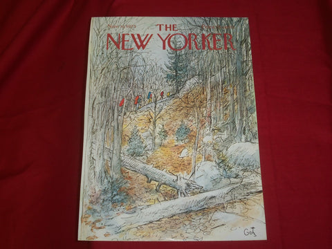 1975 NOVEMBER 10 NEW YORKER MAGAZINE FRONT COVER ONLY - GREAT ART FOR FRAMING