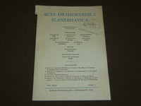 1956 ACTA ORTHOPAEDICA SCANDINAVICA VOLUME 26 NO. 1 - BONE TISSUE - J 6138