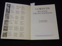 1983 CORINTH MYCENAE TIRYNS NAUPLION BOOK BY SPYROS MELETZIS - KD 7900