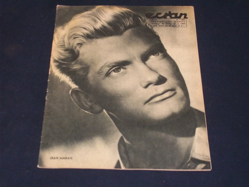 1949 JANUARY 25 ECRAN SPANISH MAGAZINE - JEAN MARAIS COVER - E 26002