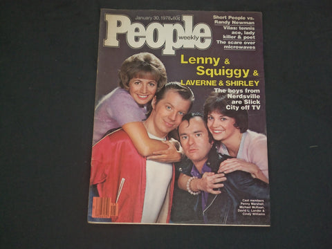 1978 JANUARY 30 PEOPLE MAGAZINE - PENNY MARSHALL, CINDY WILLIAMS - B 4687