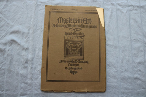 1900 FEBRUARY MASTERS IN ART ILLUSTRATED MONOGRAPHS - TIZIAN0 VECELLI - ST 5508F