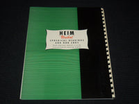 1950'S HEIM UNIBAL SPHERICAL BEARINGS & ROD ENDS CATALOG NO. 763 - KD 3912M