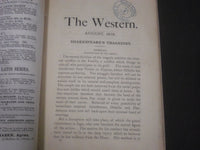1875 AUGUST THE WESTERN MAGAZINE - LITERATURE, EDUCATION, & ART - ST 4450