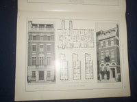 1908 SEPTEMBER THE BRICKBUILDER MAGAZINE - NEW YORK CITY HOUSES - ST 258J