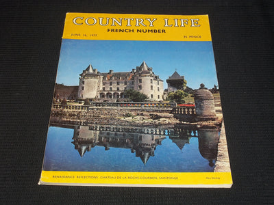 1977 JUNE 16 COUNTRY LIFE MAGAZINE - FRENCH NUMBER FRONT COVER - E 4529