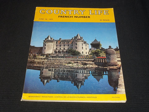 1977 JUNE 16 COUNTRY LIFE MAGAZINE - FRENCH NUMBER FRONT COVER - E 4529