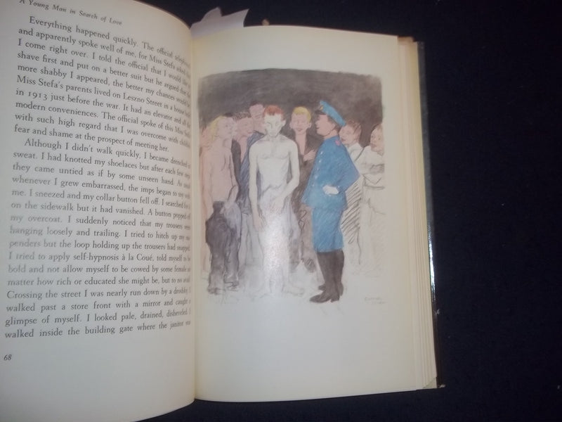 1978 A YOUNG MAN IN SEARCH OF LOVE HARDCOVER BOOK-ISAAC SINGER- 1ST ED.- KD 8152