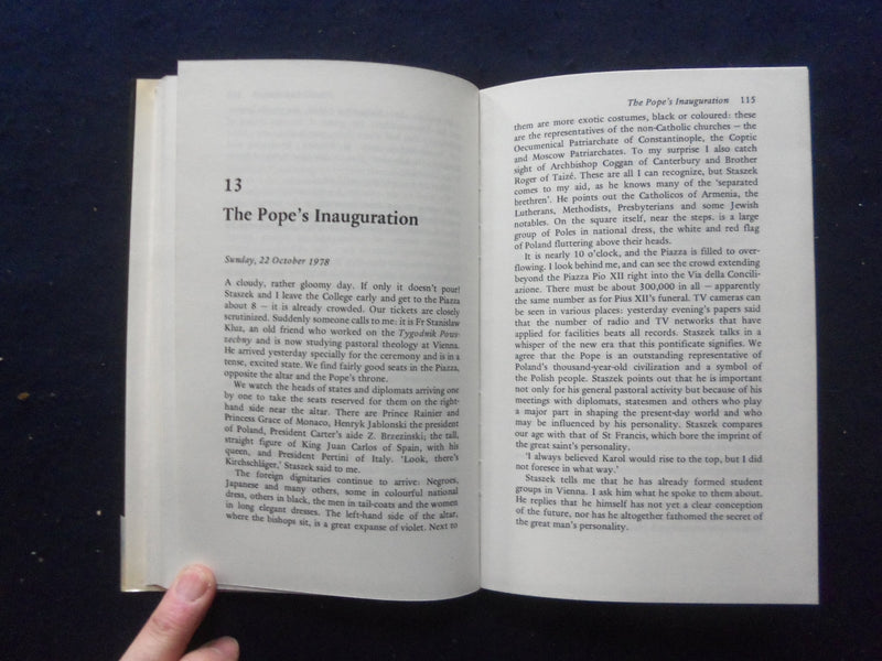 1979 POPE JOHN PAUL II HARDCOVER BOOKS - LOT OF 4 - KD 8187