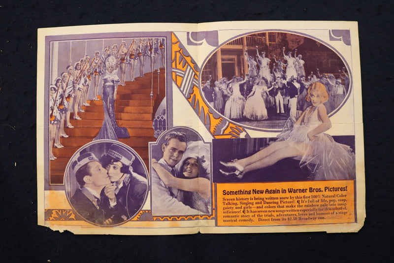 1929 ON WITH THE SHOW MOVIE PROGRAM - K 1781