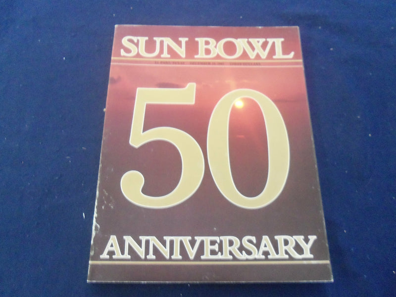 1983 DECEMBER 24 SUN BOWL PROGRAM - UNIVERSITY OF ALABAMA VS SMU -ST 5005T