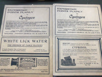 1916 THE UROLOGIC AND CUTANEOUS REVIEW MAGAZINE LOT OF 4 DIFFERENT - O 1983