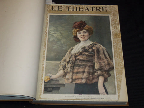 1908 JANUARY-JUNE LE THEATRE MAGAZINE BOUND VOLUME - 12 ISSUES - KD 2278B