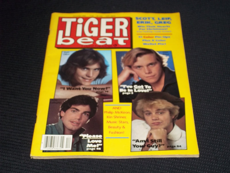 1980 DECEMBER TIGER BEAT MAGAZINE - MATT DILLON FRONT COVER - E 16016