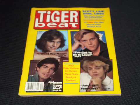 1980 DECEMBER TIGER BEAT MAGAZINE - MATT DILLON FRONT COVER - E 16016