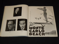 1934 BALLETS RUSSES DE MONTE CARLO PROGRAM - GREAT PHOTOS - J 7275