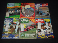 1975-1976 AUTO RACING DIGEST MAGAZINES OT OF 9 ISSUES - O 3074F