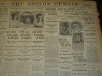 1905 JUNE 21 THE BOSTON HERALD - DETECTIVES AWAIT ELMER YOUNG'S ARRIVAL - BH 88