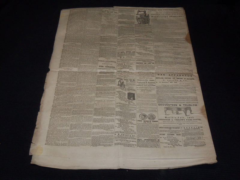 1855 OCTOBER UNITED STATES JOURNAL NEWSPAPER VOLUME 6 NO. 12 - NP 3878P