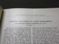 1916 THE UROLOGIC AND CUTANEOUS REVIEW MAGAZINE LOT OF 4 DIFFERENT - O 1983