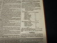 1840 JANUARY-JUNE LA PRESSE FRENCH NEWSPAPER BOUND VOLUME - SCIENCE - KD 1279G