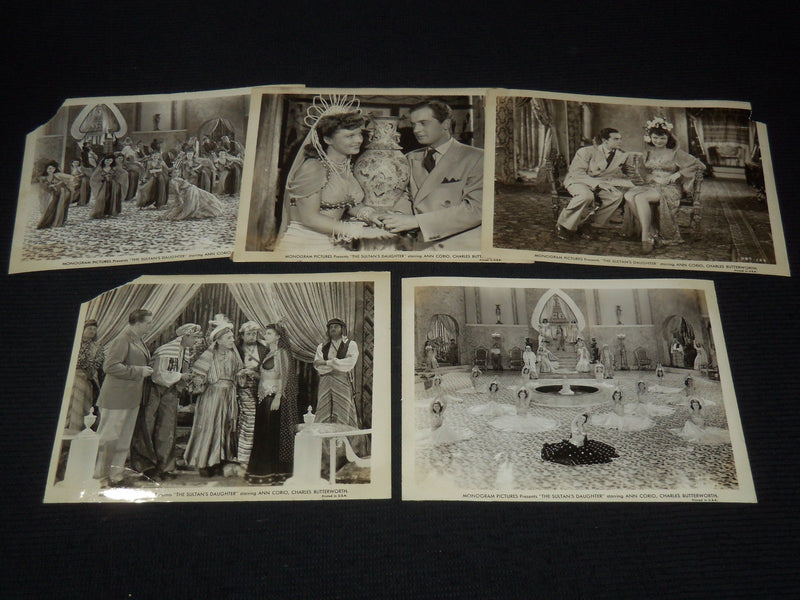 THE SULTAN'S DAUGHTER MOVIE STILLS - LOT OF 5 PHOTOS - 8x10 - #89