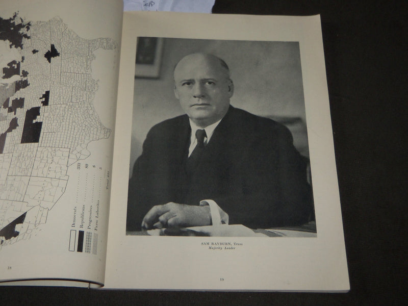 1937 THE DEMOCRATIC CONGRESSIONAL REGISTER - LYNDON JOHNSON - PHOTOS - J 3177