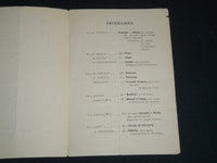 1906 AUGUST 6 PALACIO ITAMARATY PROGRAMMA DO CONCERTO - RIO DE JANEIRO - J 4322