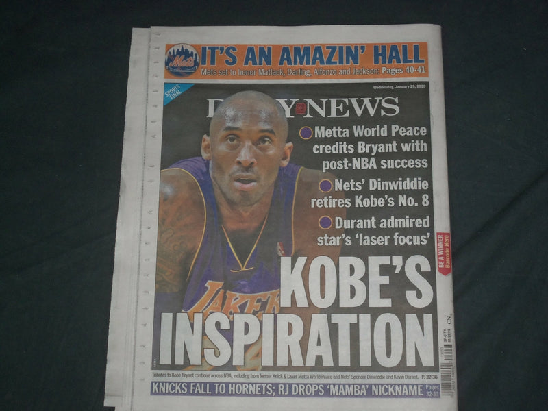 2020 JANUARY 29 NEW YORK DAILY NEWS NEWSPAPER - FOTIS DULOS KILLS HIMSELF