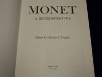 1986 MONET A RETROSPECTIVE EDITED BY CHARLES F. STUCKEY BOOK - PRINTS - KD 3441