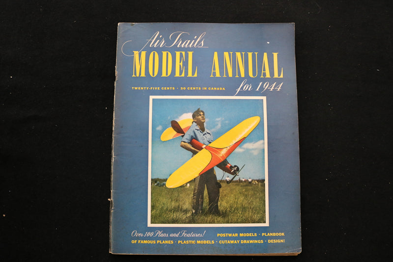 1944 AIR TRAILS MAGAZINE - MODEL ANNUAL COVER - E 9811