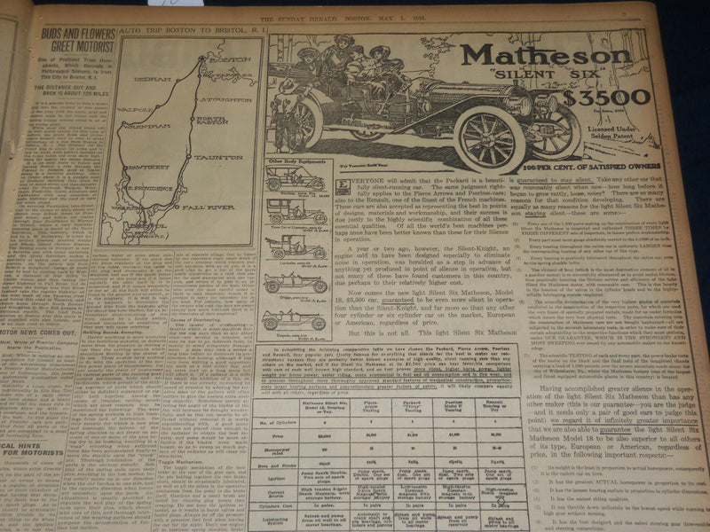 1910 MAY 1 THE BOSTON HERALD - JOHN L. WRITES ABOUT JEFFRIES & JOHNSON - BH 362