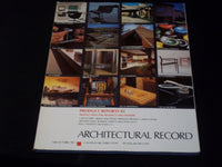 1981 MID OCTOBER ARCHITECTURAL RECORD MAGAZINE - PRODUCT REPORTS COVER - E 5947