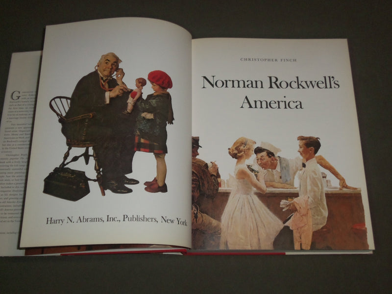 1975 NORMAN ROCKWELL'S AMERICA BOOK BY CHRISTOPHER FINCH - I 1351