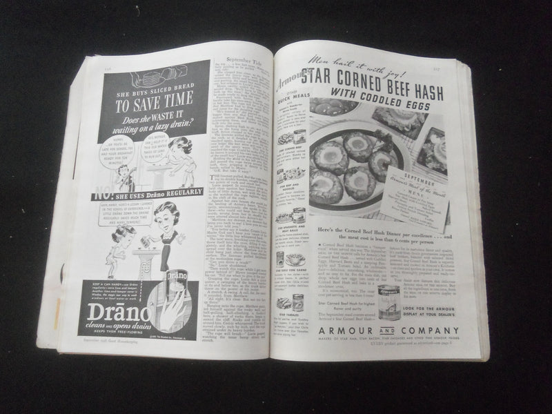 1936 SEPTEMBER GOOD HOUSEKEEPING MAGAZINE - NICE ILLUSTRATED COVER - ST 4282Y