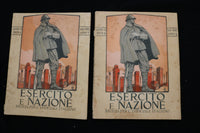 1927 ESERCITO E NAZIONE RIVISTA MAGAZINE - ITALIAN - LOT OF 10 - O 3692