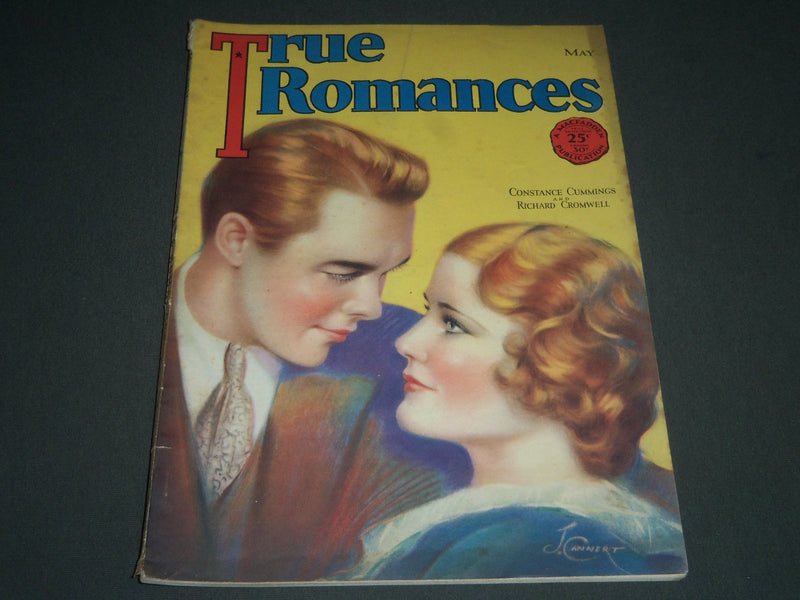 1931 MAY TRUE ROMANCES MAGAZINE - CONSTANCE CUMMINGS & RICHARD CROMWELL- ST 5331