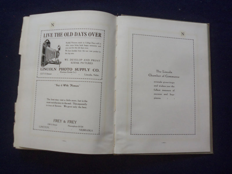 1921 THE CORNHUSKER UNIVERSITY OF NEBRASKA YEARBOOK - LINCOLN, NE - YB 3130