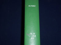 1973 WELTKUNST GERMAN ART MAGAZINE BOUND VOLUME NO. 43 - GREAT ADS - KD 1906