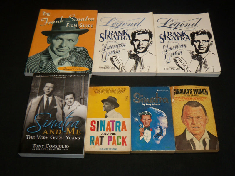 ASSORTED FRANK SINATRA SOFTCOVER BOOKS HUGE LOT OF 18 - KD 89