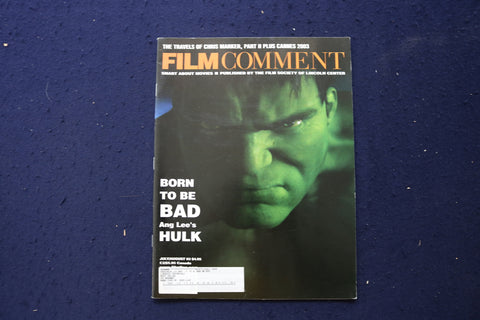 2003 JULY/AUG FILM COMMENT MAGAZINE - ANG LEE'S HULK COVER - E 17652