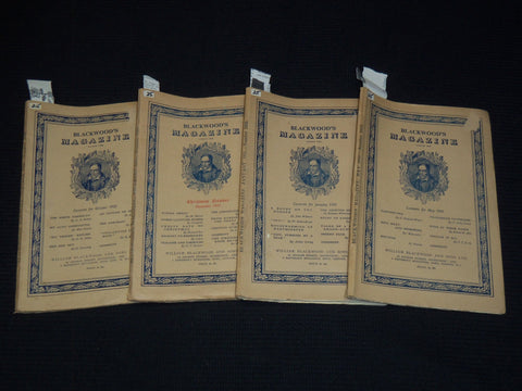 1950-1951 BLACKWOOD'S MAGAZINE LOT OF 4 ISSUES - WR 55L