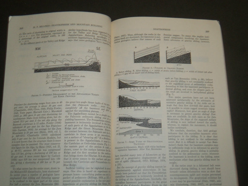 1960 DIASTROPHISM AND MOUNTAIN BUILDING BY MARLAND BILLINGS - J 4995