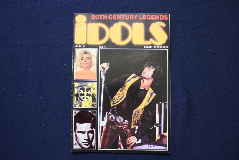 1988 JULY IDOLS MAGAZINE - JIM MORRISON COVER - E 18889