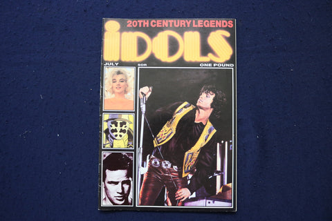 1988 JULY IDOLS MAGAZINE - JIM MORRISON COVER - E 18889
