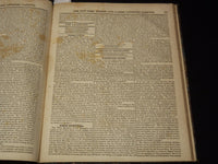 1823-1824 NEW YORK MIRROR AND LADIES GAZETTE BOUND VOLUME NO. 1 - R 89F