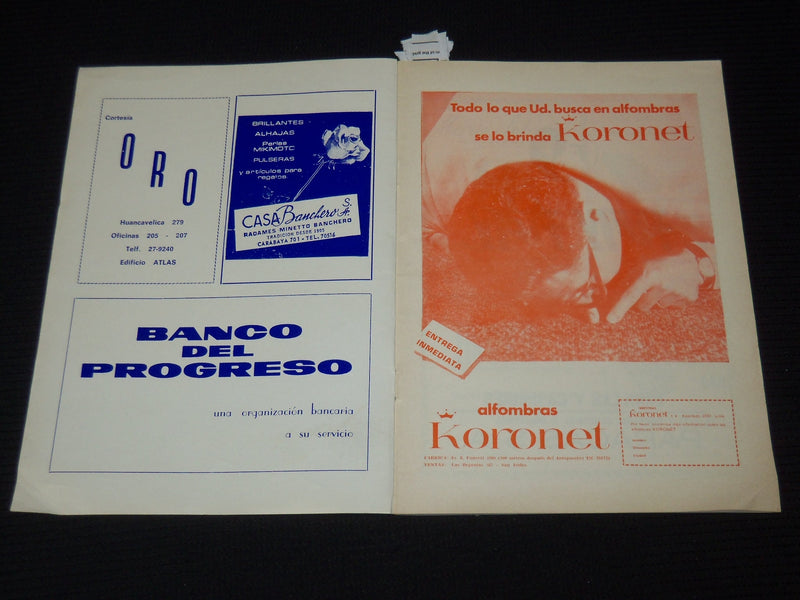 1968 DECEMBER CUADERINOS PERUANO - ISRAELIES MAGAZINE - SPANISH - J 9813