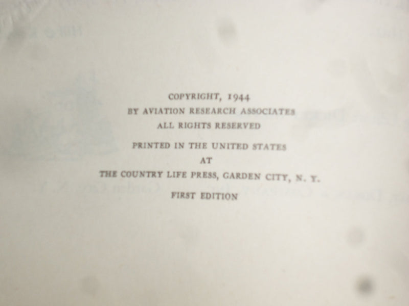 1945 THE AVAIATION ANNUAL OF 1945 HARDCOVER BOOK - KD 9080