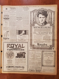 1921 FEBRUARY 8 NEW YORK TIMES - GALLI-CURCI TO SING AT METROPOLITAN - NT 8117